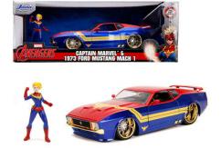 Jada 1/24 1973 Ford Mustang with Captain Marvel image