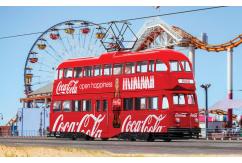 Corgi 1/76 Coca-Cola Double Decker Tram - Open Happiness image