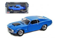 Motormax 1/24 Ford Mustang Boss 429 1970 - Blue  image
