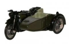 Oxford  1/76 BSA Motorbike and Sidecar 34th Armoured Brigade NW Europe 1945 image