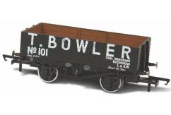 Oxford  1/76 Mineral Wagon, 5 Plank, T Bowler London No 101  image