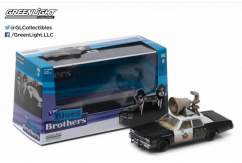 Greenlight 1/43 1974 Dodge Monaco - Blues Brothers with Horn image