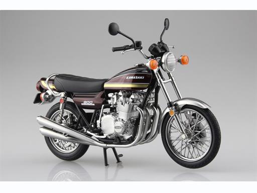 Aoshima 1/12 Kawasaki 900 Super4 - Maroon image