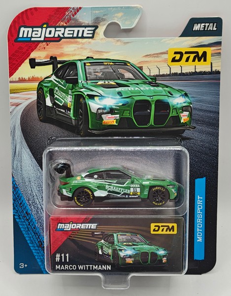 Majorette 1/64 BMW M4 GT3 EVO DTM #11 Marco Wittmann image