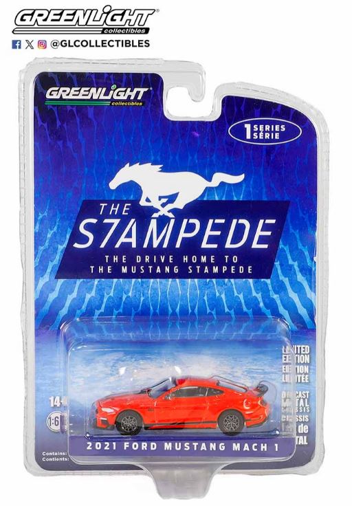 Greenlight 1/64 2021 Ford Mustang Mach 1 image