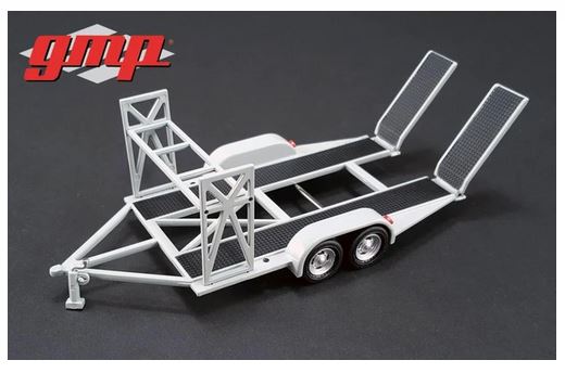 GMP 1/43 Tandem Car Trailer with Tire Rack image