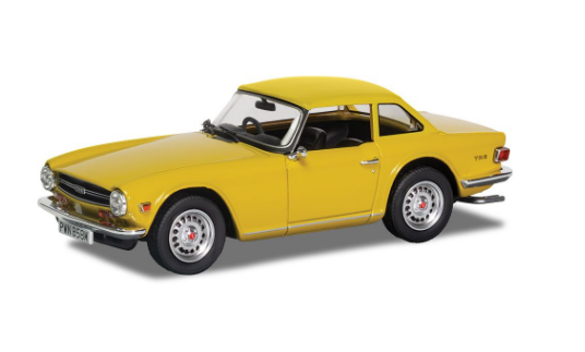 Corgi 1/43 Hornby Triumph TR6 Hardtop - Mimosa Yellow image