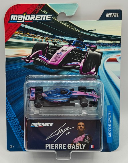 Majorette 1/64 BWT Alpine A525 Formula 1 #10 Pierre Gasly image