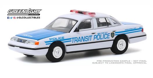 Greenlight 1/64 1994 Ford Crown Victoria Police Intercepter image