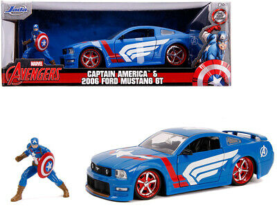 Jada 1/24 2006 Mustang with Captain America image