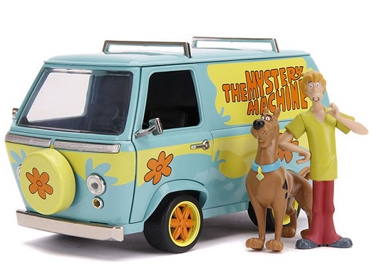 Jada 1/24 Mystery Machine with Scooby Doo - Hollywood Rides image