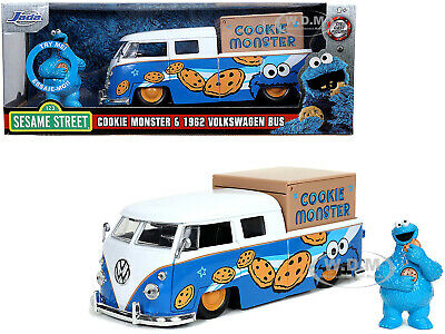 Jada 1/24 1963 VW Bus Truck with Cookie Monster image