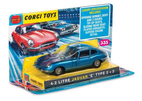Corgi 1/43 Jaguar 4.3 Litre E Type - Blue image