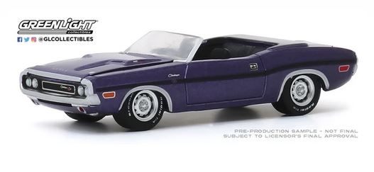 Greenlight 1/64 1970 Dodge Challenger R/T Convertible image