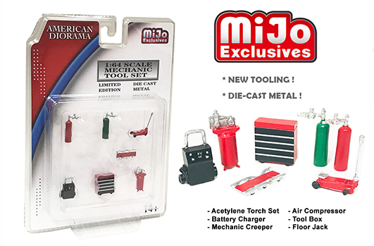 American Diorama 1/64 Mechanic Tool Set image