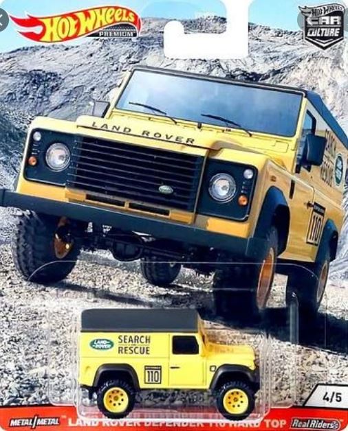 Hot Wheels Land Rover Defender 110 Hard Top - Premium Series image