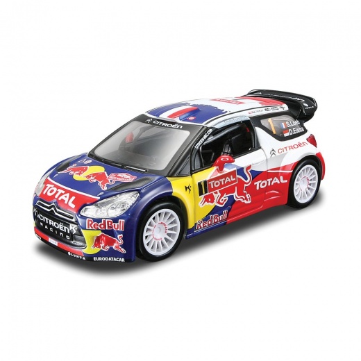 Bburago 1/32 2012 Citroen DS3 Total World Rally Team - Loeb image