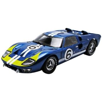 Shelby Collectables 1/18 1967 Ford GT 40 MKII #6 Blue/Yellow image