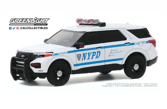 Greenlight 1/64 2020 Ford Police Interceptor Utility - NYPD image