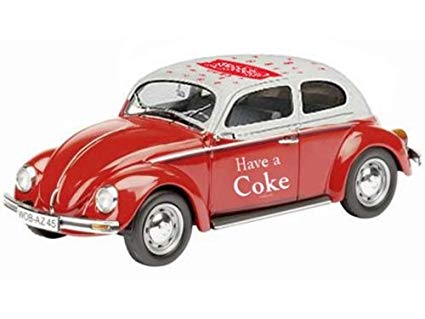 Motor City Classics 1/43 1966 VW Beetle (Coca Cola) image