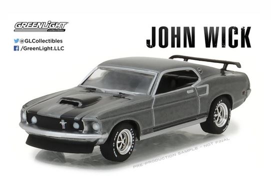 Greenlight 1/64 1969 Ford Mustang 429 - John Wick image