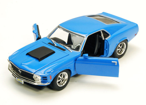 Motormax 1/18 Ford Mustang Boss 429 1970 - Blue image