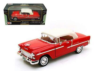 Motormax 1/18 1955 Chevrolet Bel Air Soft Top - Red image