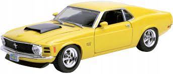 Motormax 1/24 Ford Mustang Boss 429 1970 - Yellow image