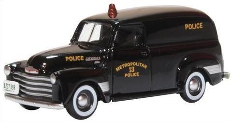 Oxford 1/87 1950 Chevrolet Panel Van - Washington DC Police image