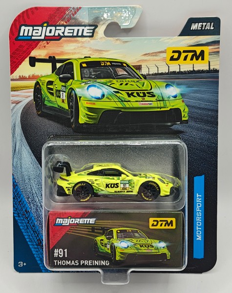 Majorette 1/64 Porsche 911 GT3 R DTM #91 Thomas Preining image