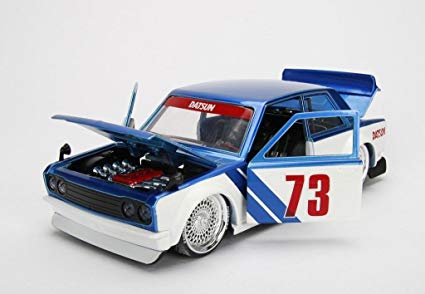 Jada 1/24 1973 Datsun 510 Widebody #73 'JDM Tuners' image