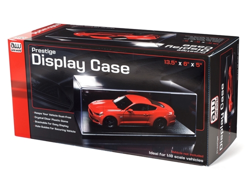 Autoworld 1/18 Plastic Display Case with Backdrop image