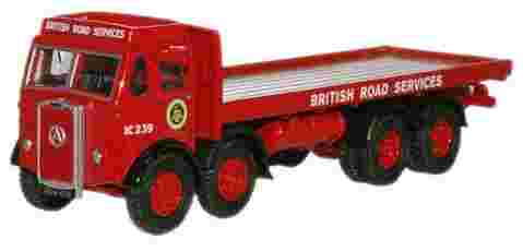 Oxford  1/76 Atkinson 8 Wheel Flat Bed Lorry BRS image