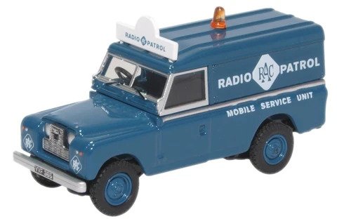 Oxford  1/76 Land Rover Series II LWB Hard Top RAC image