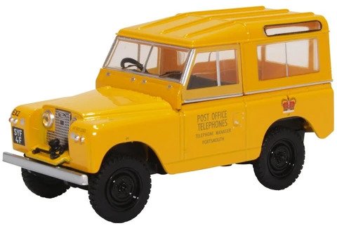 Oxford  1/76 Land Rover Series II SWB Station Wagon PO Telephones image