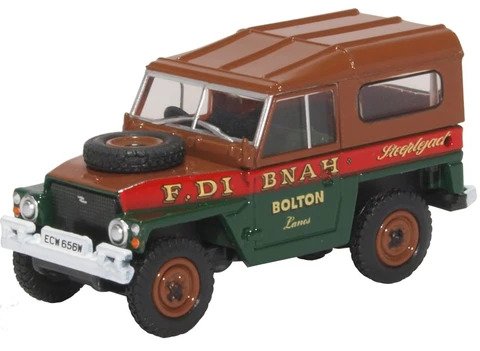 Oxford  1/76 Land Rover 1/2 Ton Lightweight Fred Dibnah image
