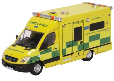 Oxford  1/76 Mercedes Ambulance West Midlands image