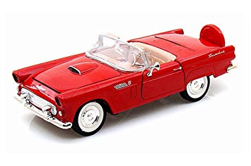 Motormax 1/24 1956 Ford Thunderbird Convertible Red image