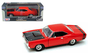 Motormax 1/24 Dodge Coronet Super Bee 1969 - Red image