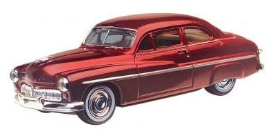 Motormax 1/43 1949 Mercury Coupe Red image