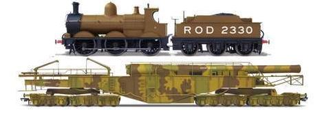Oxford 1/76 Railgun - WWI Roche Buster image