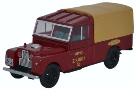 Oxford 1/43 Land Rover Series 1 109 inch Canvas cover - British Rail  image