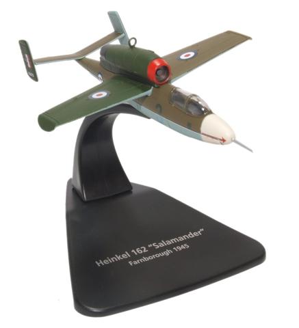 Oxford 1/72 Heinkel HE162, RAF Salamander, Farnborough 1945  image