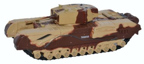 Oxford  1/76 Churchill Tank MkIII King Force- Major King image