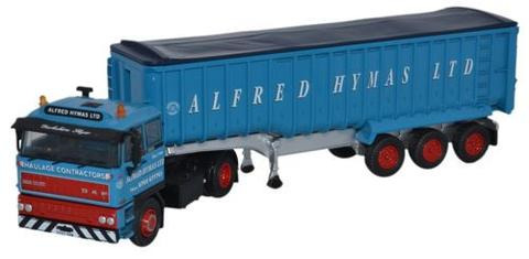 Oxford  1/76 DAF2800 Tipper- Alfred Hymes Ltd Blue image