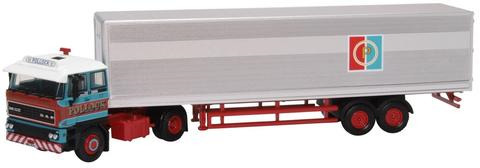 Oxford 1/76 DAF 3300 Short Van Trailer Pollock image