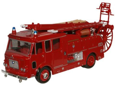 Oxford  1/76 Dennis F106 Side Pump London Fire Brigade image