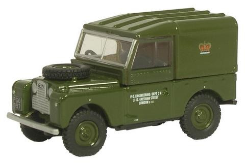 Oxford 1/76 Land Rover Sereis 1 88" PO Telephones PO Telephones image