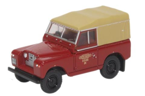 Oxford  1/76 Land Rover Series II SWB Canvas British Rail image