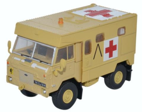 Oxford  1/76 Land Rover 101 FC Ambulance (RHD) Gulf War 1991  image